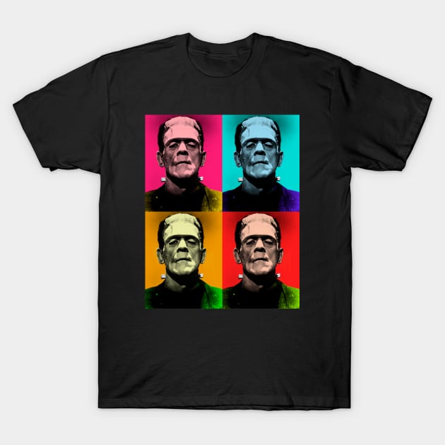 Frankenstein pop art T-Shirt by OniSide